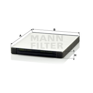 Фильтр салона MANN-FILTER CU 2441